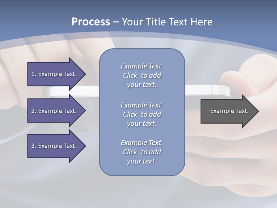 Businessman Phone Modern PowerPoint Template