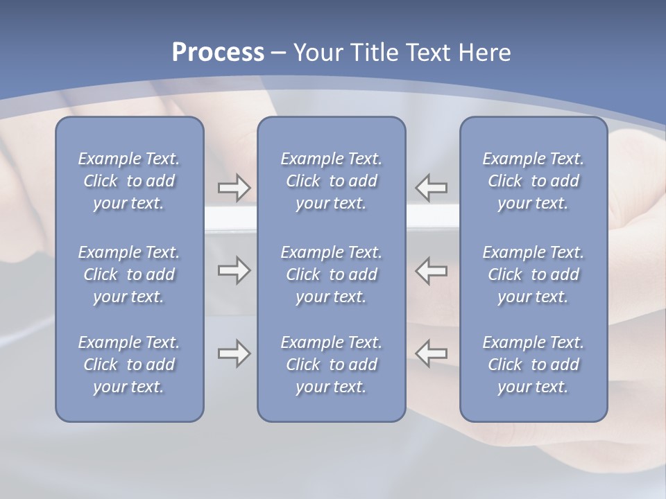 Businessman Phone Modern PowerPoint Template