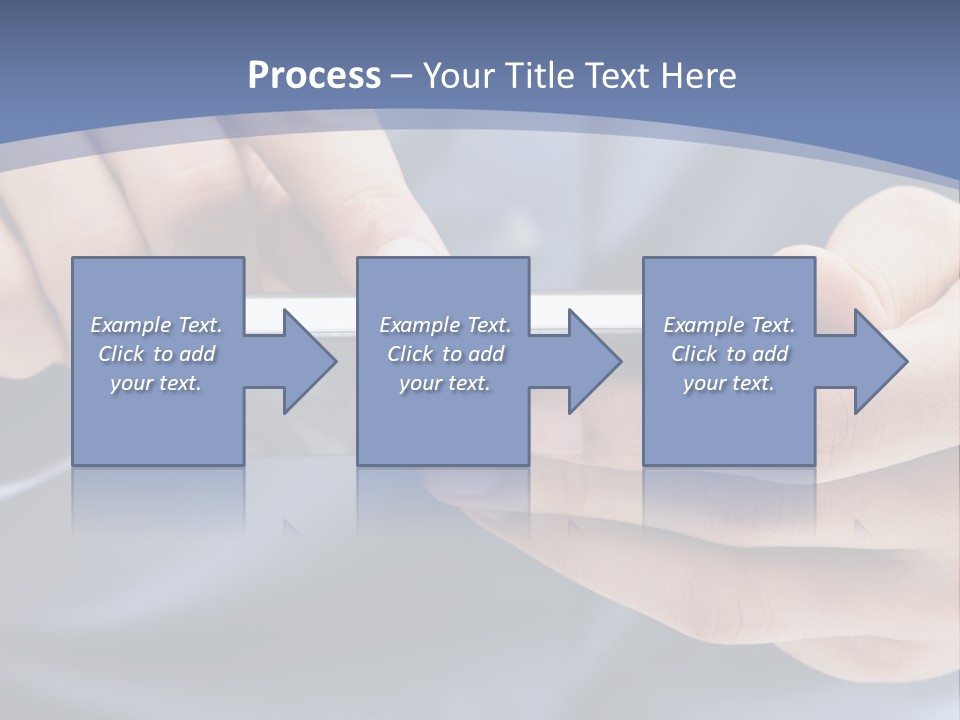 Businessman Phone Modern PowerPoint Template