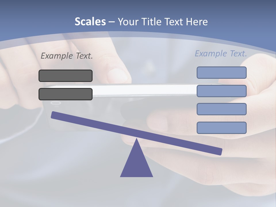 Businessman Phone Modern PowerPoint Template