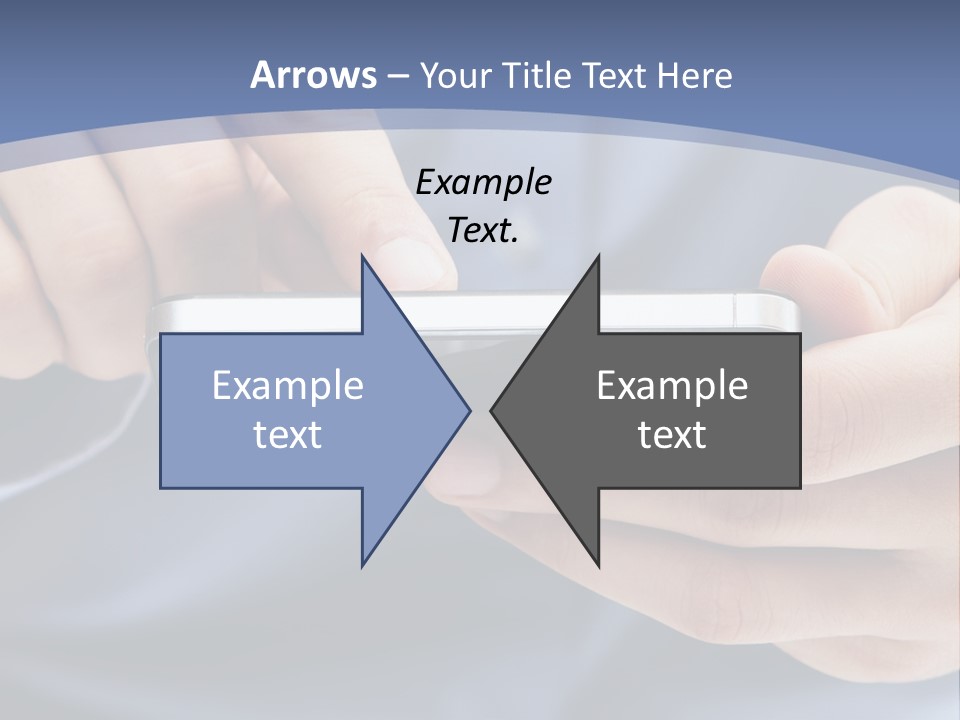 Businessman Phone Modern PowerPoint Template