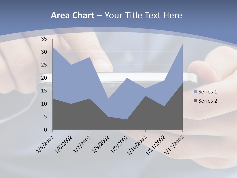 Businessman Phone Modern PowerPoint Template