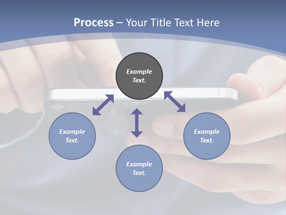 Businessman Phone Modern PowerPoint Template