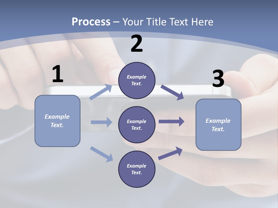 Businessman Phone Modern PowerPoint Template