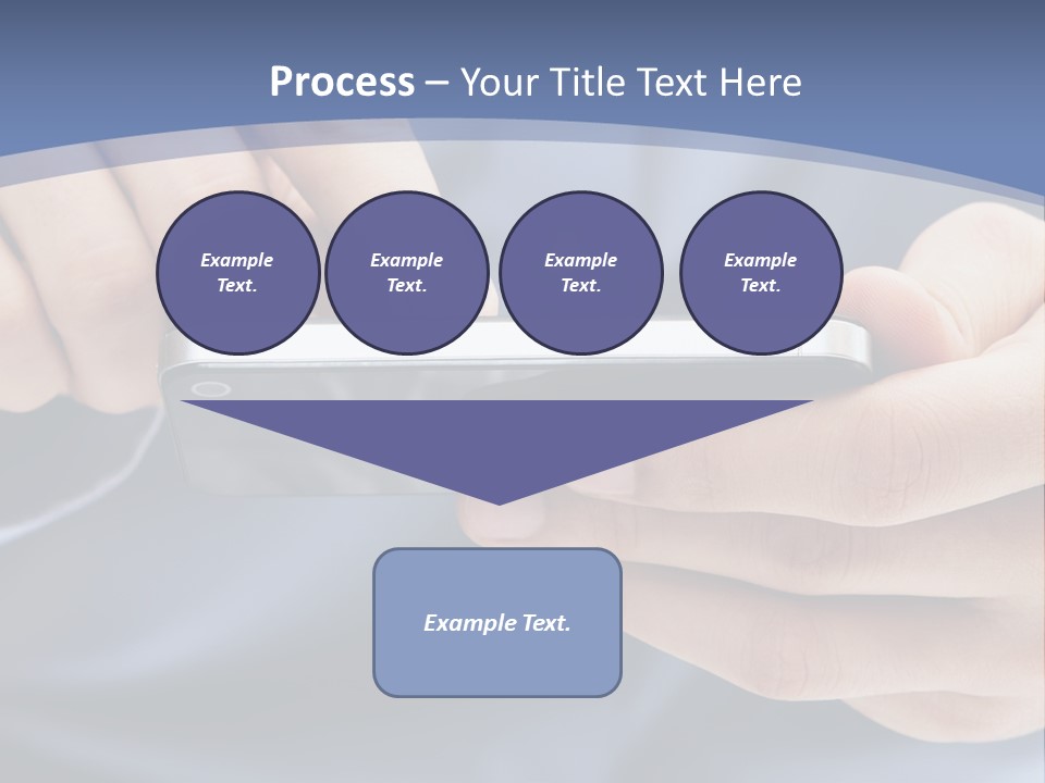 Businessman Phone Modern PowerPoint Template