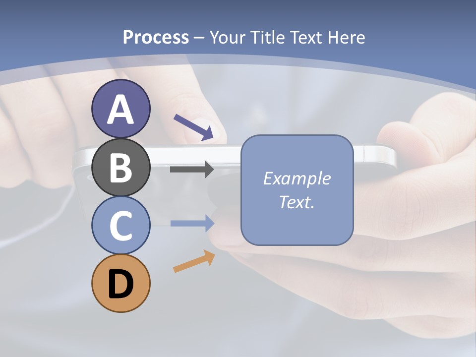 Businessman Phone Modern PowerPoint Template