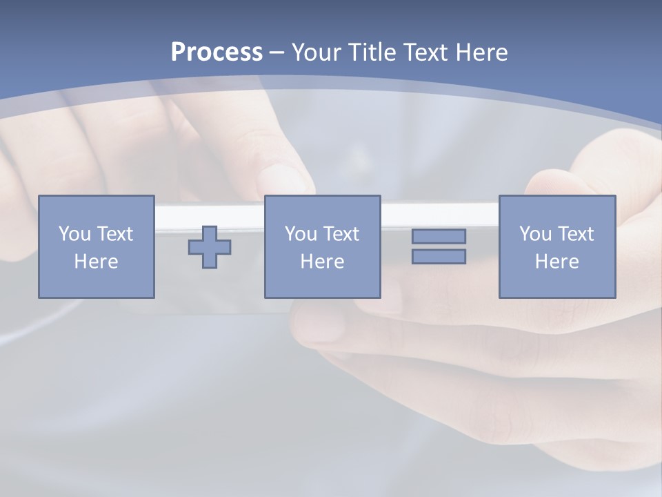 Businessman Phone Modern PowerPoint Template