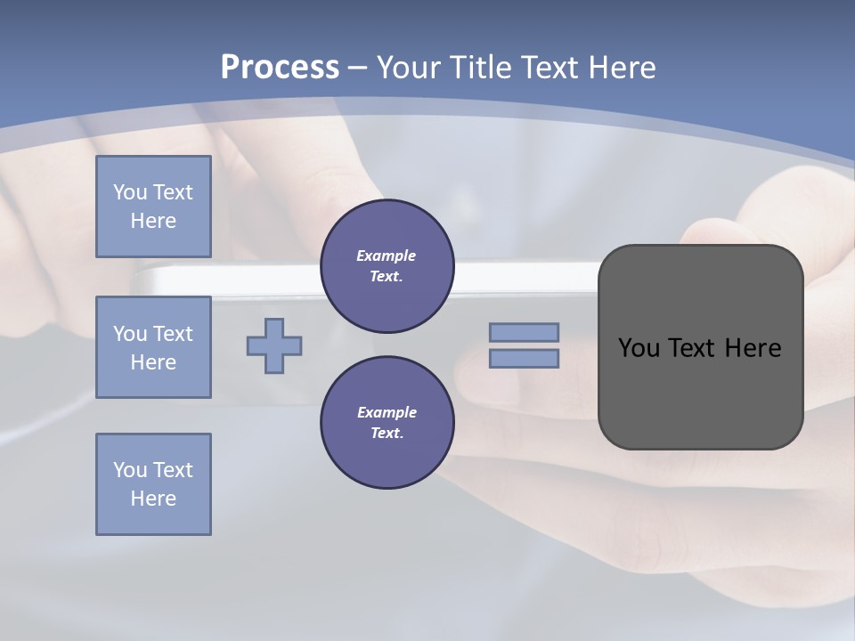 Businessman Phone Modern PowerPoint Template