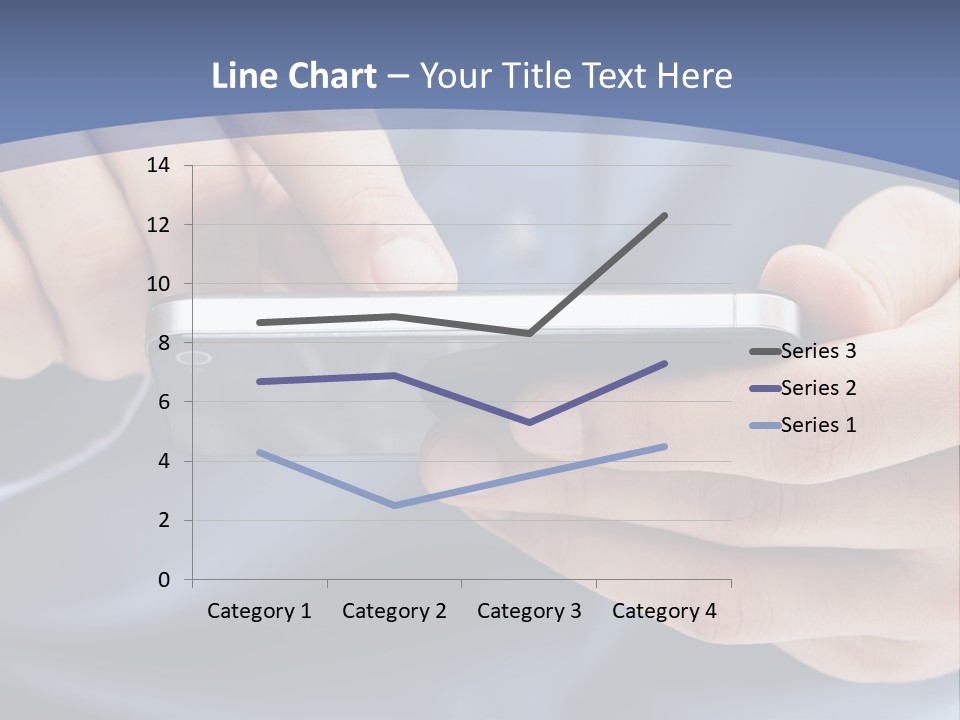 Businessman Phone Modern PowerPoint Template