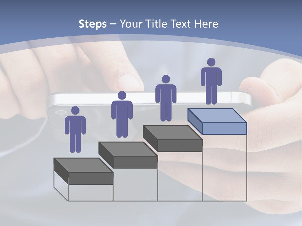 Businessman Phone Modern PowerPoint Template