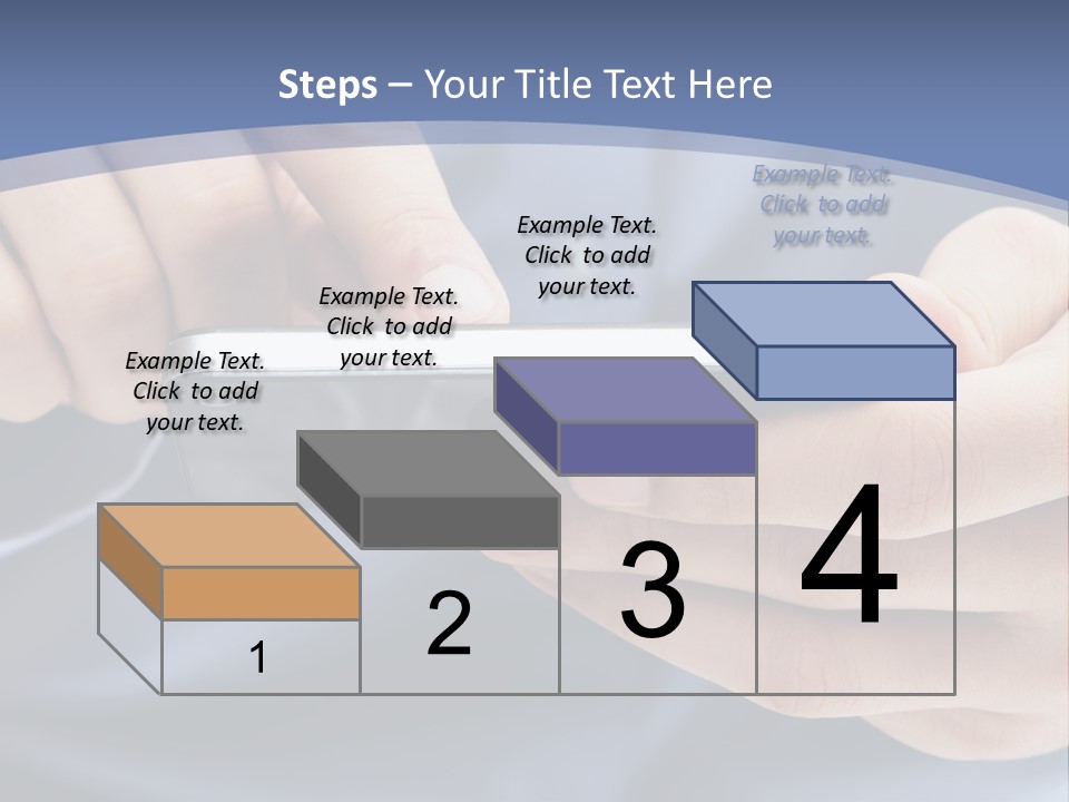 Businessman Phone Modern PowerPoint Template