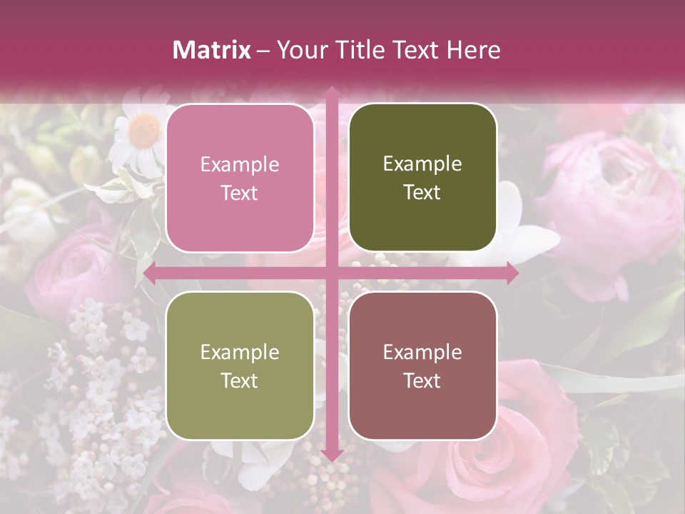 Romantic Present Rosa PowerPoint Template