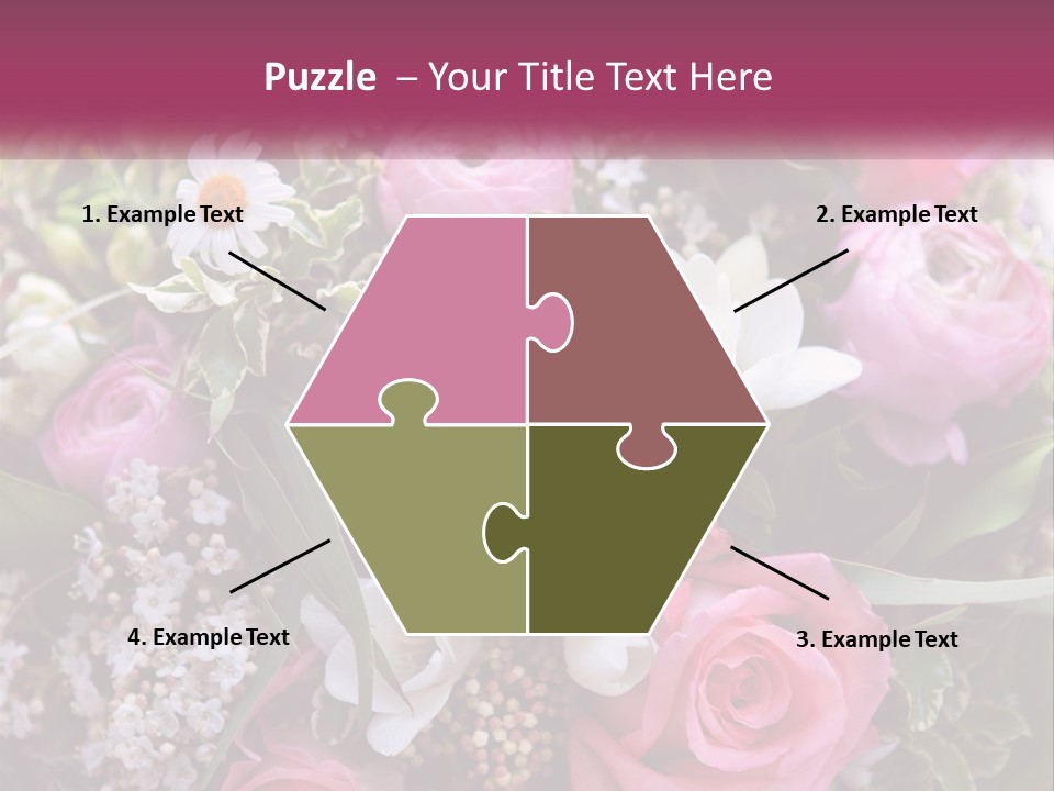 Romantic Present Rosa PowerPoint Template