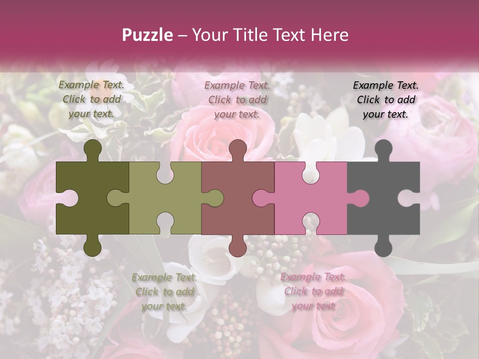 Romantic Present Rosa PowerPoint Template
