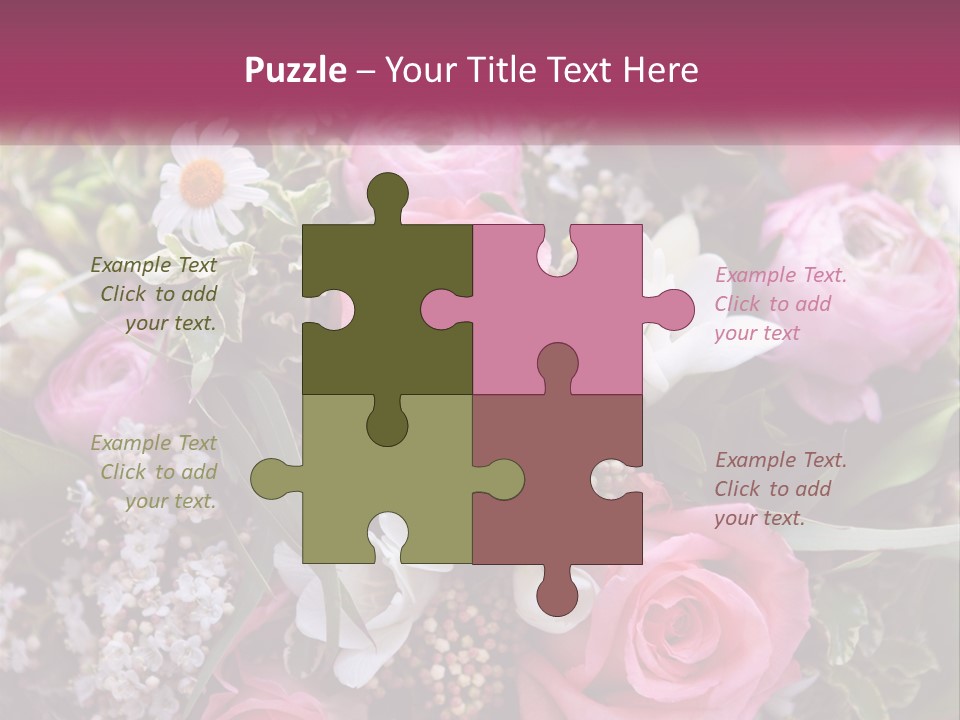 Romantic Present Rosa PowerPoint Template