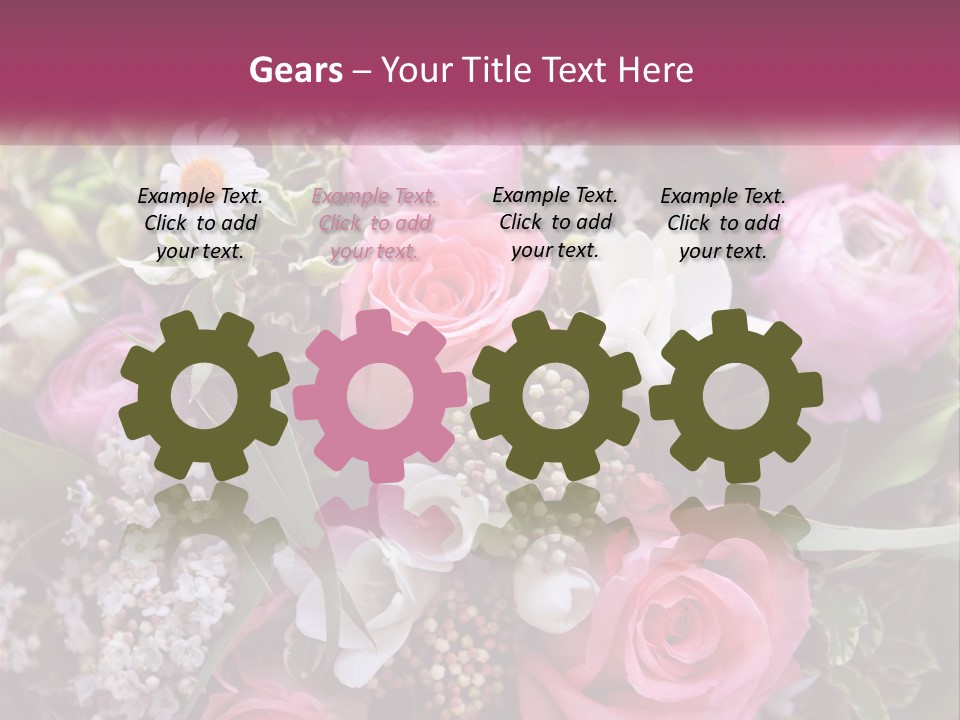 Romantic Present Rosa PowerPoint Template