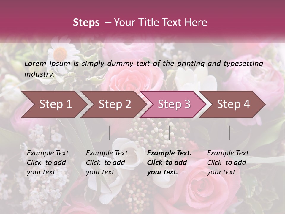 Romantic Present Rosa PowerPoint Template
