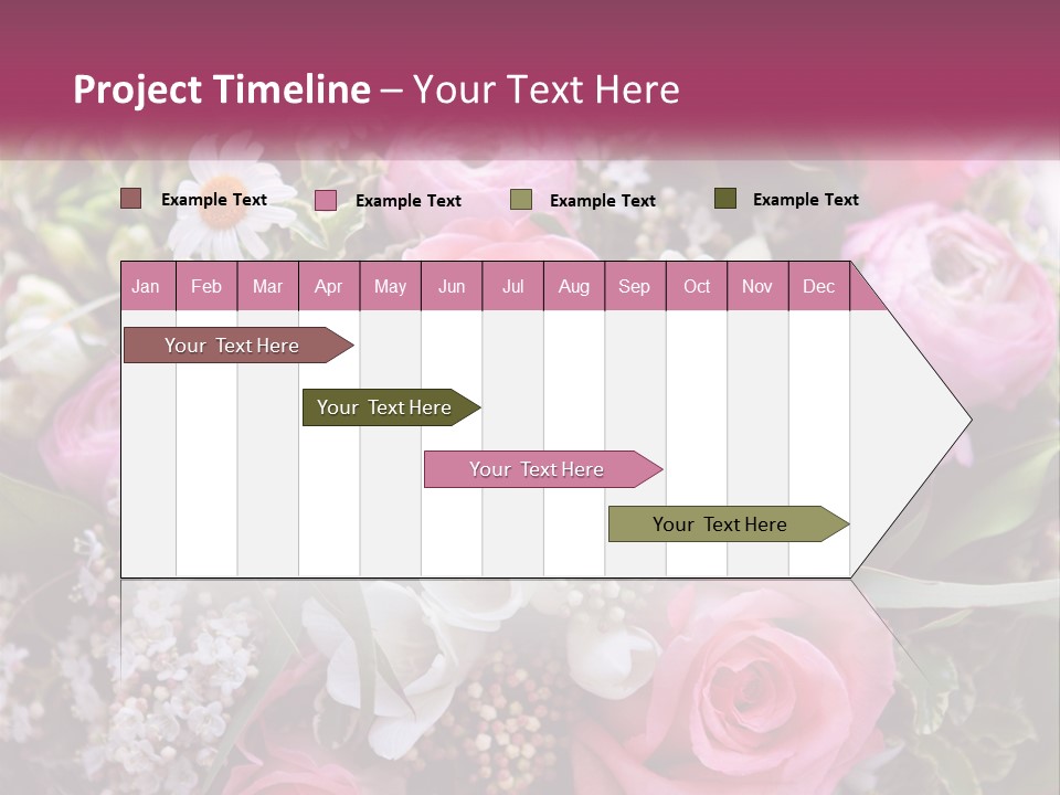 Romantic Present Rosa PowerPoint Template
