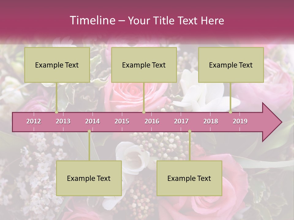Romantic Present Rosa PowerPoint Template