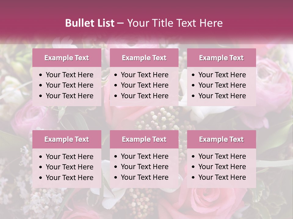 Romantic Present Rosa PowerPoint Template