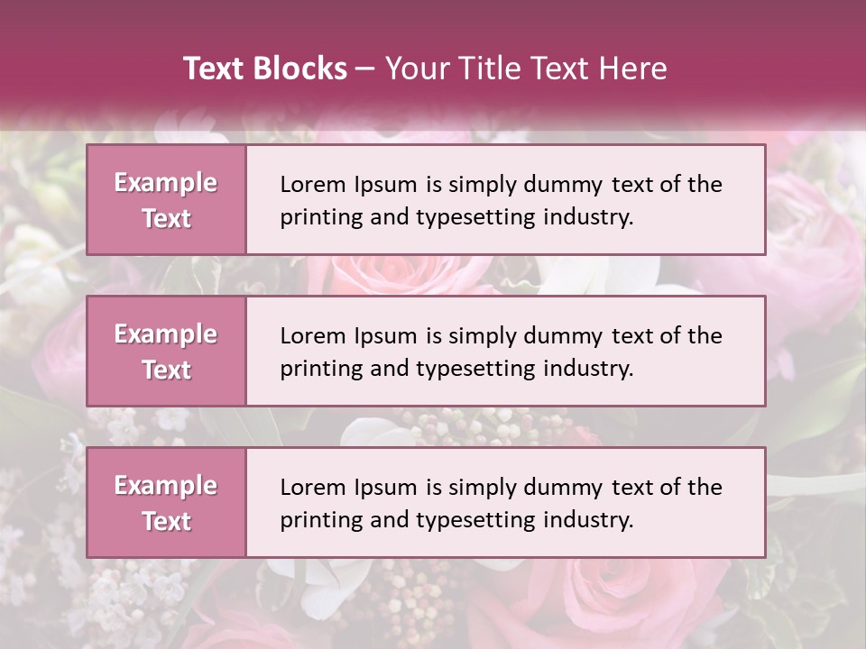 Romantic Present Rosa PowerPoint Template