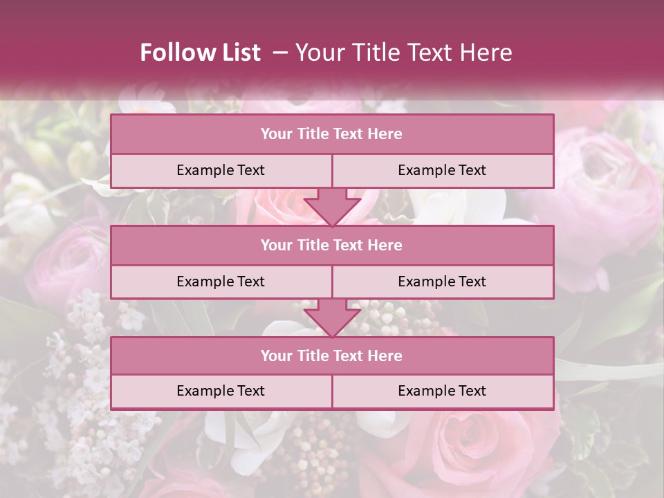 Romantic Present Rosa PowerPoint Template