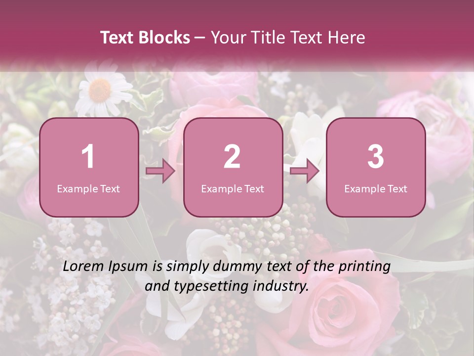 Romantic Present Rosa PowerPoint Template