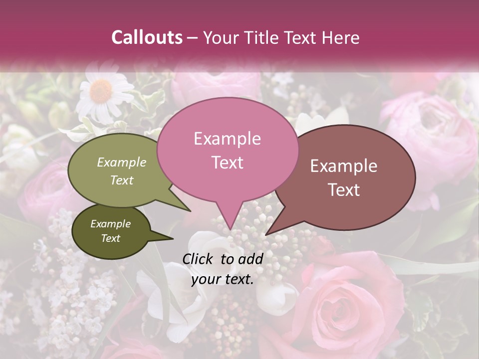 Romantic Present Rosa PowerPoint Template