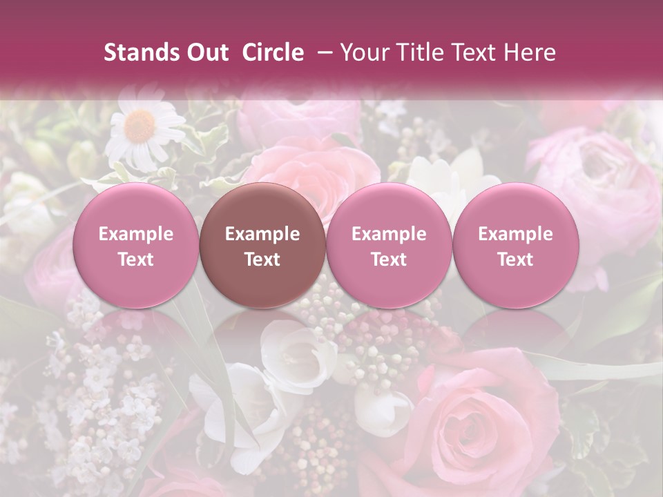 Romantic Present Rosa PowerPoint Template