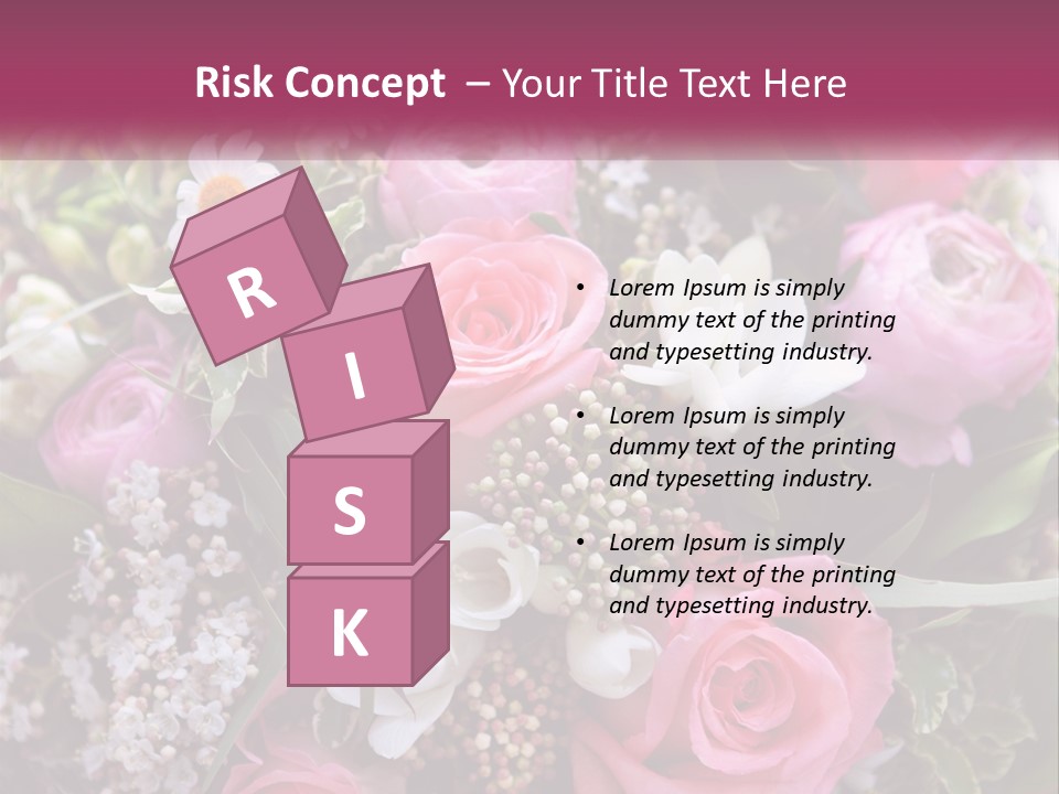 Romantic Present Rosa PowerPoint Template