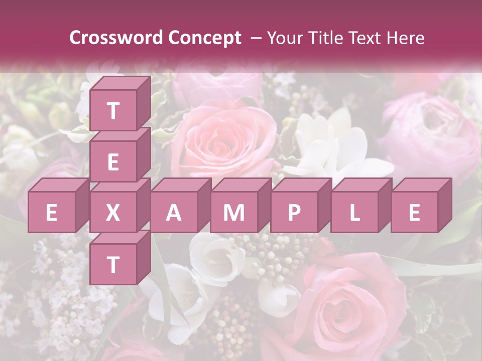 Romantic Present Rosa PowerPoint Template