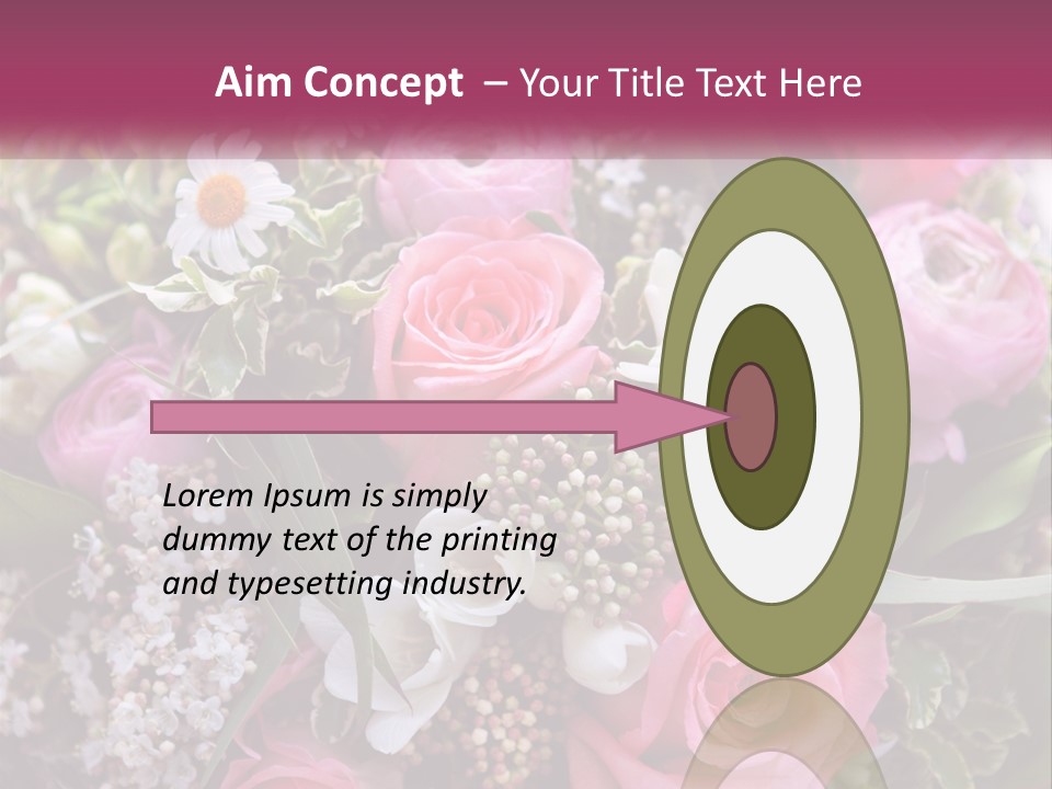 Romantic Present Rosa PowerPoint Template