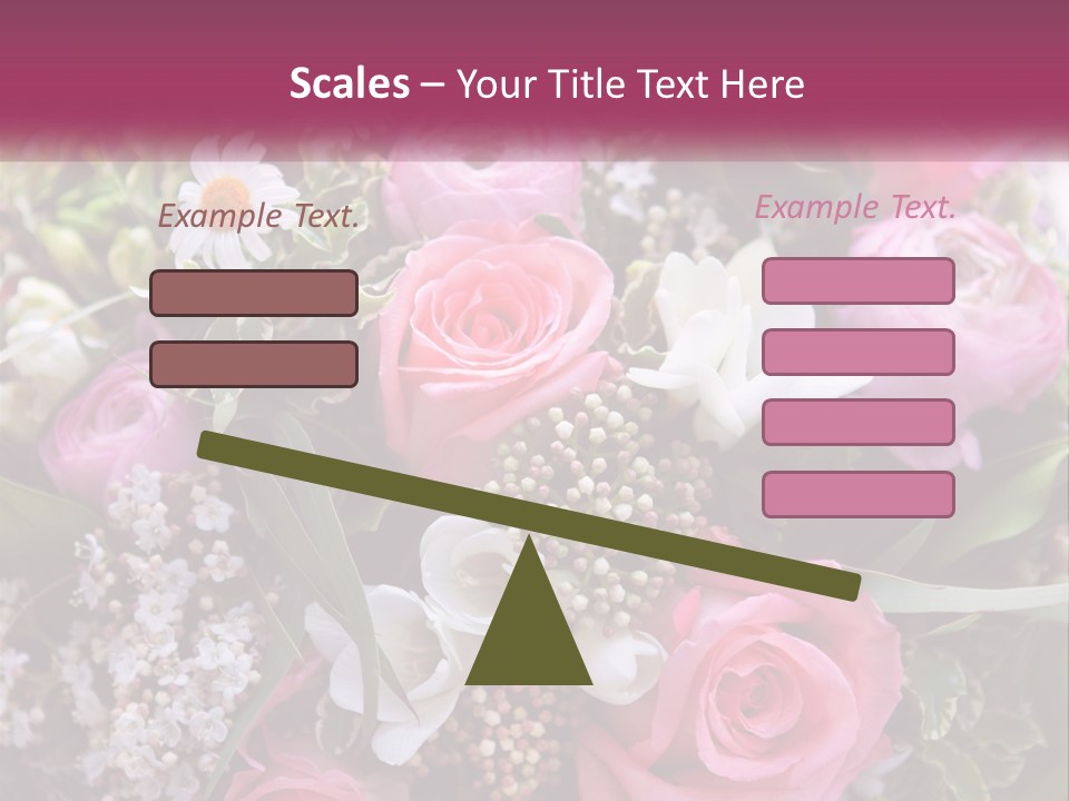 Romantic Present Rosa PowerPoint Template
