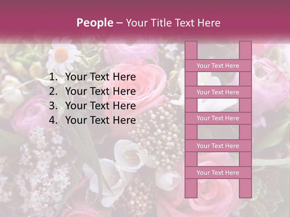 Romantic Present Rosa PowerPoint Template