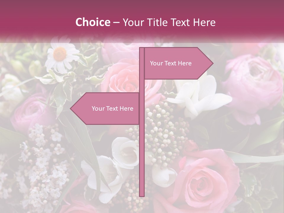 Romantic Present Rosa PowerPoint Template