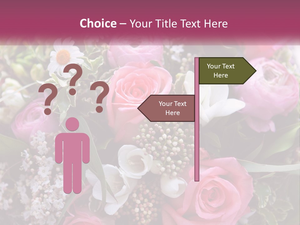 Romantic Present Rosa PowerPoint Template