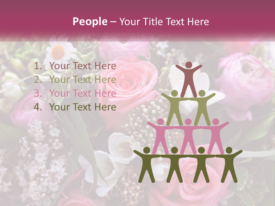 Romantic Present Rosa PowerPoint Template