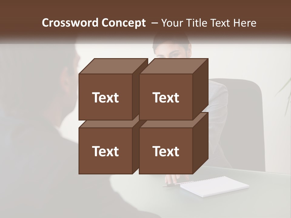 Teamwork Greeting Years PowerPoint Template