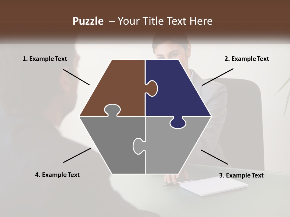 Teamwork Greeting Years PowerPoint Template