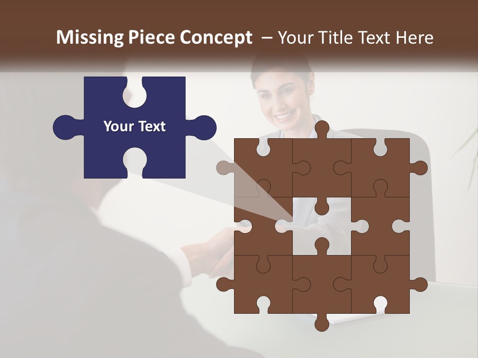 Teamwork Greeting Years PowerPoint Template