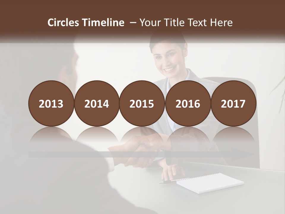 Teamwork Greeting Years PowerPoint Template
