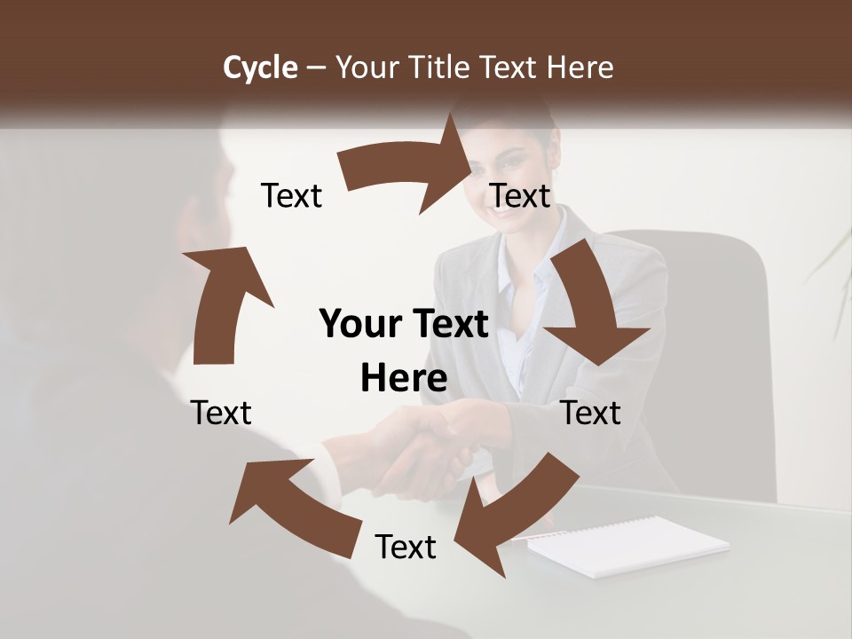 Teamwork Greeting Years PowerPoint Template