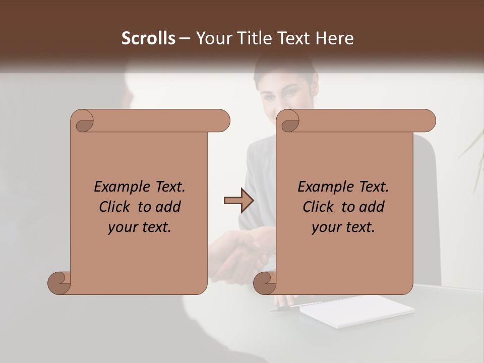 Teamwork Greeting Years PowerPoint Template