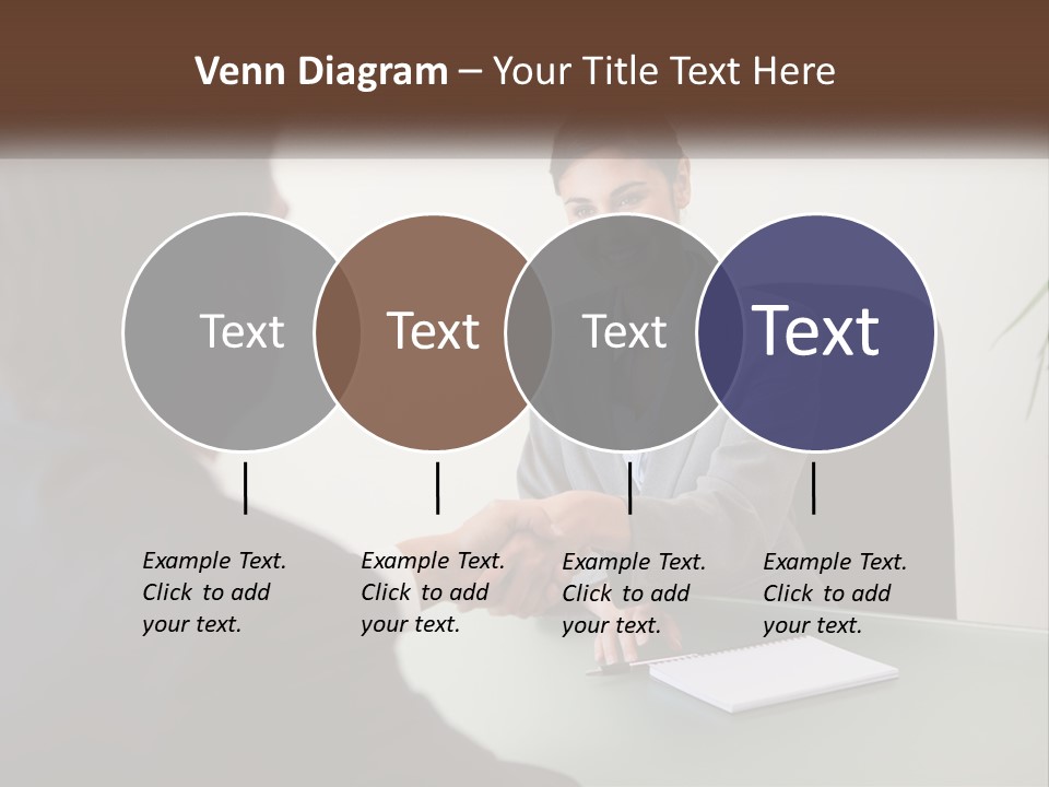 Teamwork Greeting Years PowerPoint Template