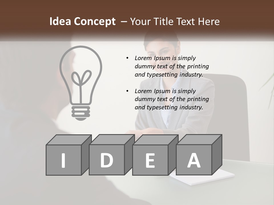 Teamwork Greeting Years PowerPoint Template