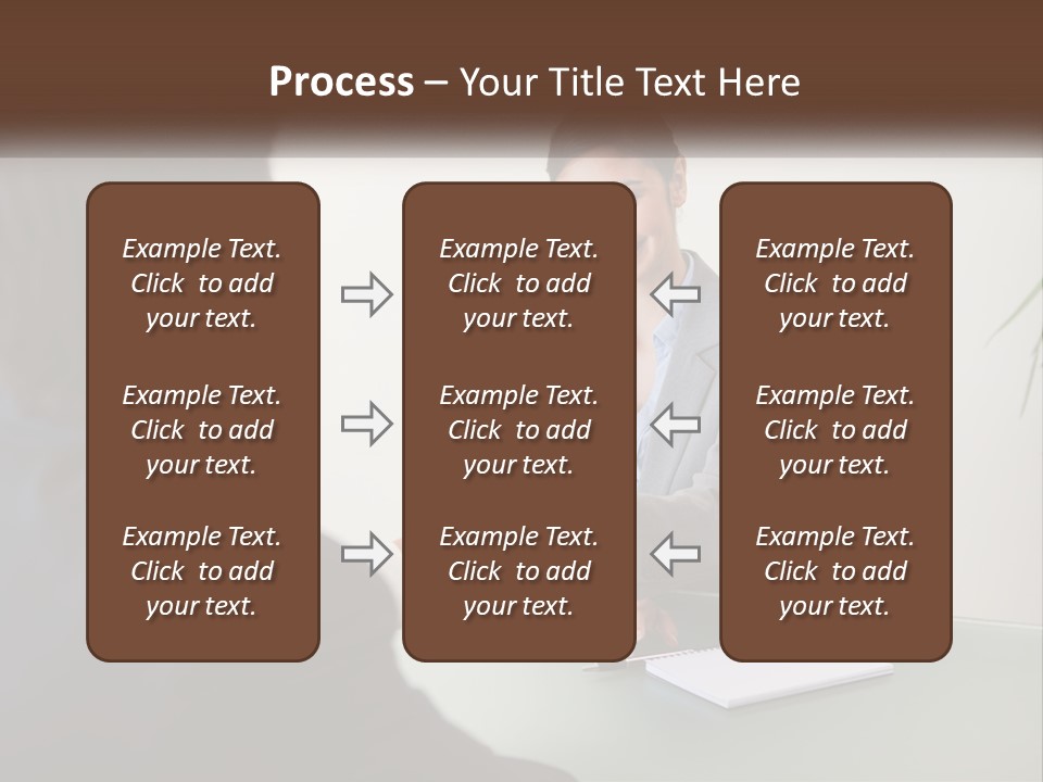 Teamwork Greeting Years PowerPoint Template