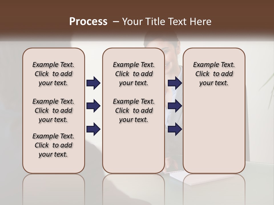 Teamwork Greeting Years PowerPoint Template