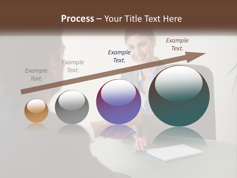 Teamwork Greeting Years PowerPoint Template