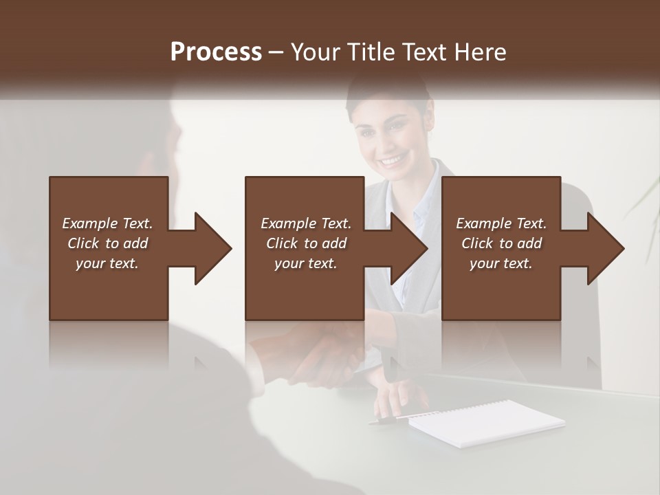 Teamwork Greeting Years PowerPoint Template