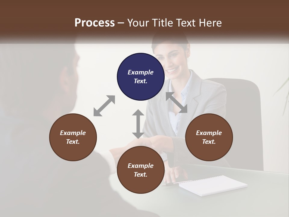 Teamwork Greeting Years PowerPoint Template
